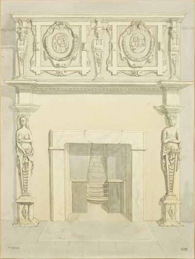 Kamin in Messrs Harris