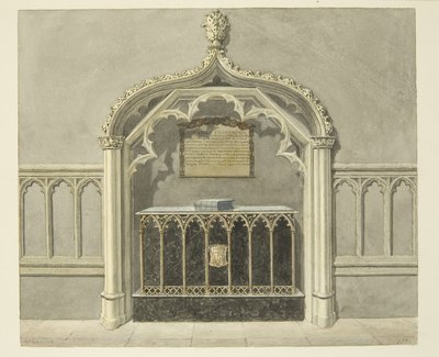 Denkmal für Mary Grosett in der Kathedrale von Bristol von Edward Cashin