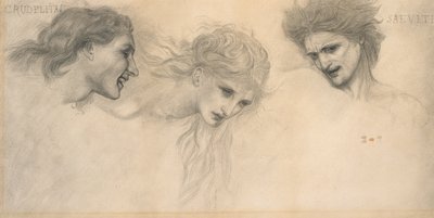 Grausamkeit und Wildheit von Edward Coley (after) Burne-Jones