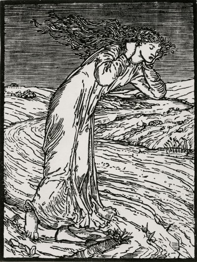 Psyche wirft sich in den Fluss von Edward Coley (after) Burne Jones