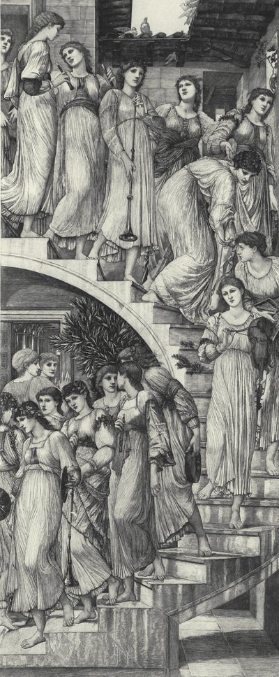 Die goldenen Treppen von Edward Coley (after) Burne Jones