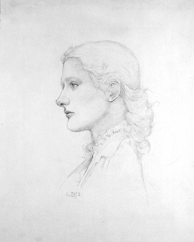 Porträt von Lucy Merrill von Edward Coley Burne Jones