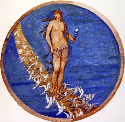 Das Blumenbuch: V. Rose des Himmels von Edward Coley Burne Jones