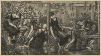 Der Gartenhof von Edward Coley Burne-Jones