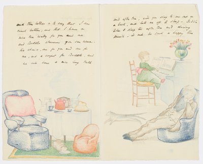 Brief an die Enkelin des Künstlers Angela Thirkell von Edward Burne Jones