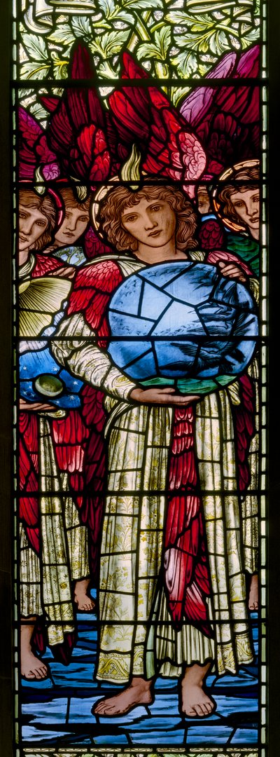 Oxford Harris Manchester College, Morris & Co., Edward Burne-Jones, Die Tage der Schöpfung von Edward Coley Burne Jones
