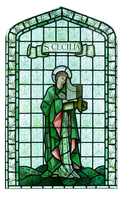 St. Cecilia, ca. 1897, Edward Burne Jones von Edward Coley Burne Jones