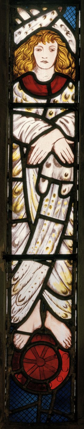 Das neue Jerusalem, Engel (Detail) von Edward Burne Jones
