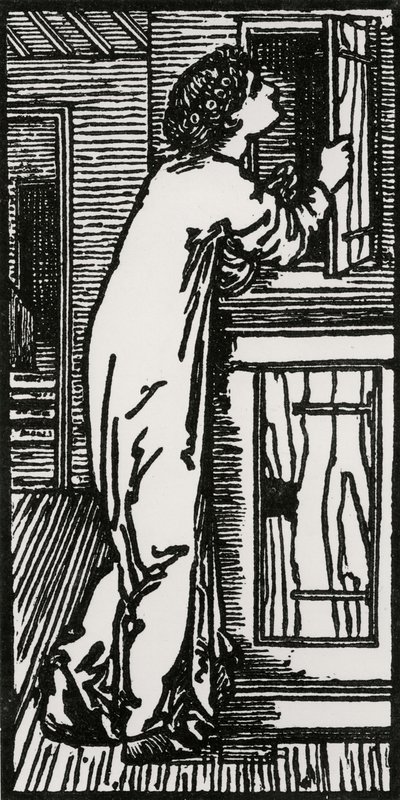 Psyche schaut in den Schrank von Edward Coley after Burne Jones