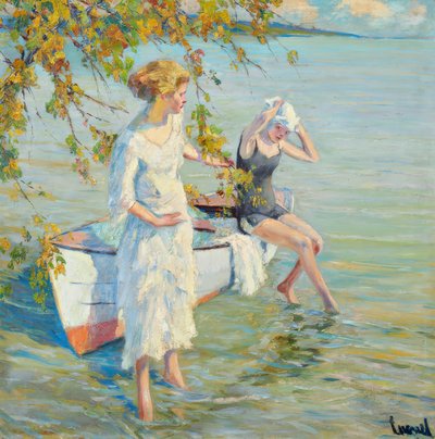 Am Badeplatz von Edward Cucuel