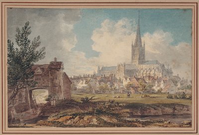 Kathedrale von Norwich von Südosten von Edward Dayes