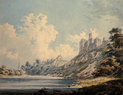 Burg Warkworth von Edward Dayes