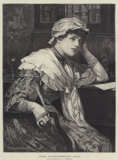 Ihr Überlegungsmütze von Edward Frederick Brewtnall