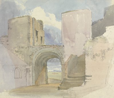 Tor am Bamburgh Castle von Edward Hastings