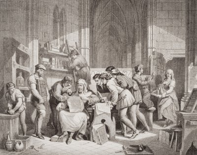 Einführung der Druckkunst, aus 