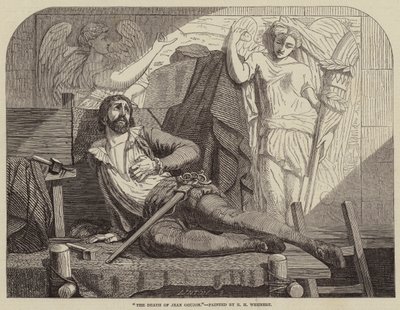 Der Tod von Jean Goujon von Edward Henry Wehnert