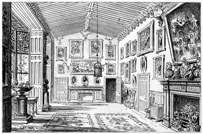 Die große Halle von Charlecote Park, Warwickshire, 1885 von Edward Hull