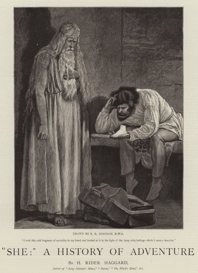 Sie, Eine Geschichte des Abenteuers von Edward Killingworth Johnson