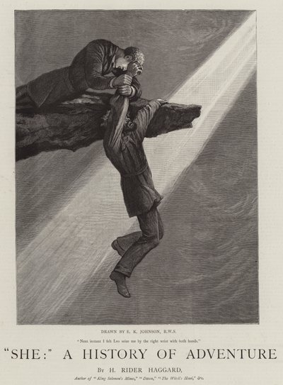 Sie, eine Abenteuergeschichte von Edward Killingworth Johnson