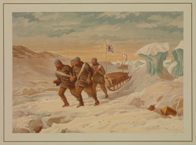 Polarskizzen. Rückkehr zum Schiff nach einem erfolglosen Versuch, den Nordpol zu finden von Edward Lawton Moss