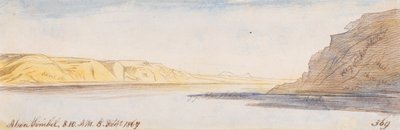 Abu Simbel; 8:10 Uhr, 8. Feb. 1867 (369) von Edward Lear