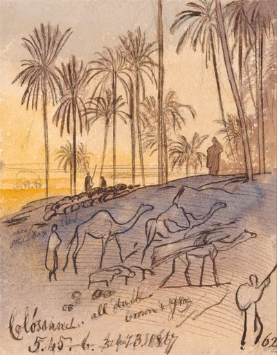 Colósaneh, 5:45 - 6:00 Uhr, 3. Januar 1867 von Edward Lear