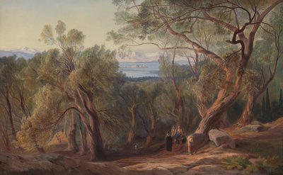 Korfu von Santa Decca, 1862 von Edward Lear