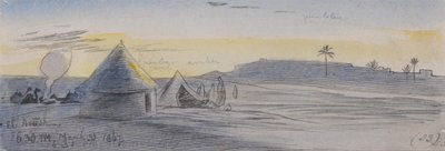 El Areesh, 18:30 Uhr, 31. März 1867 von Edward Lear