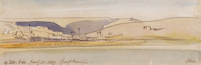 Garf Hosayn; 16:20 Uhr, 31. Jan. 1867 (304) von Edward Lear