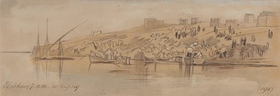 Luxor, 7:00 Uhr, 20. Januar 1867 von Edward Lear