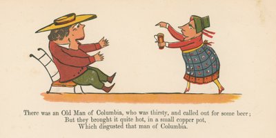 Es war ein alter Mann aus Columbia, der durstig war und nach Bier rief, aus 