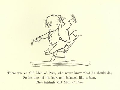 Es war ein alter Mann aus Peru, der nie wusste, was er tun sollte von Edward Lear