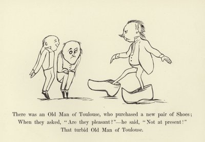 Es war ein alter Mann aus Toulouse, der ein neues Paar Schuhe kaufte von Edward Lear