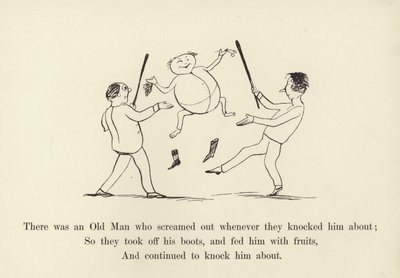 Es war ein alter Mann, der schrie, wann immer sie ihn schlugen von Edward Lear