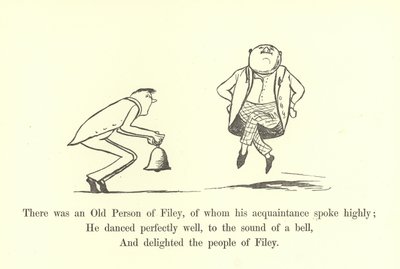 Es war eine alte Person aus Filey, von der seine Bekannten hoch sprachen von Edward Lear