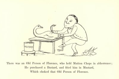 Es war ein alter Mann aus Florenz, der Hammelkoteletts verabscheute von Edward Lear