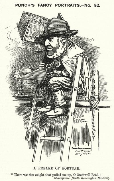 Karikatur von Punch: Sir Charles James Freake von Edward Linley (after) Sambourne