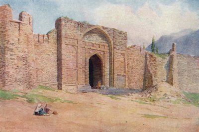 Tor der Außenmauer, Hari Parbat Fort, Srinagar von Edward Mary Joseph Molyneux