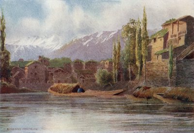 Frühlingsfluten im Kutical-Kanal, Srinagar von Edward Mary Joseph Molyneux