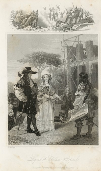 Legende des Chelsea Hospital von Edward Matthew Ward