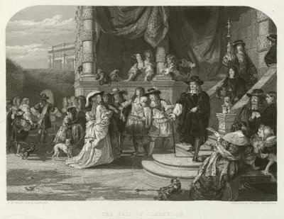Der Fall von Clarendon von Edward Matthew after Ward