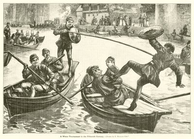 Ein Wasserturnier im fünfzehnten Jahrhundert von Edward Morant Cox