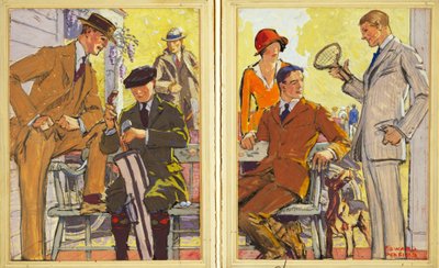 Werbung für Hart, Schaffner & Marx Kleidung, veröffentlicht 1900 von Edward Penfield