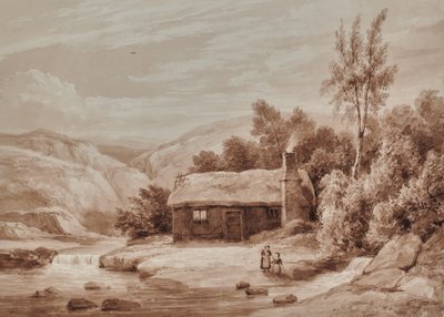 Landschaft mit Hütte von Edward Pretty