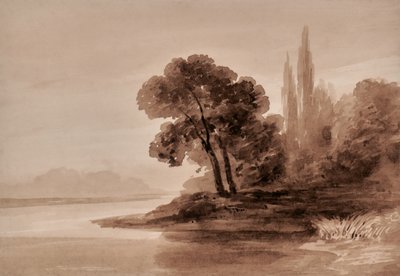 Landschaft mit Bäumen von Edward Pretty