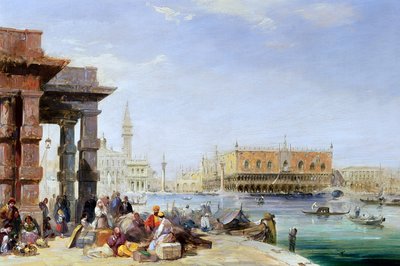 Der Dogenpalast von Santa Maria della Salute aus gesehen von Edward Pritchett