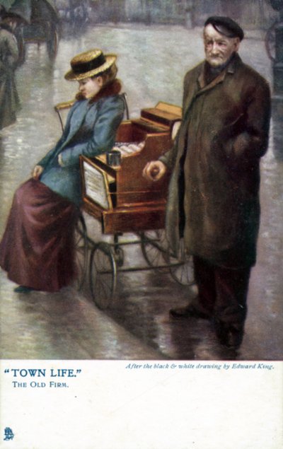 Drehorgelspieler von Edward R. King