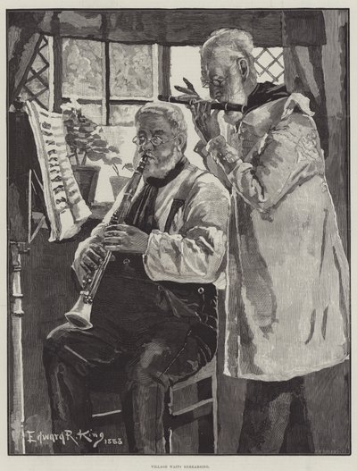 Dorfwarte proben von Edward R. King