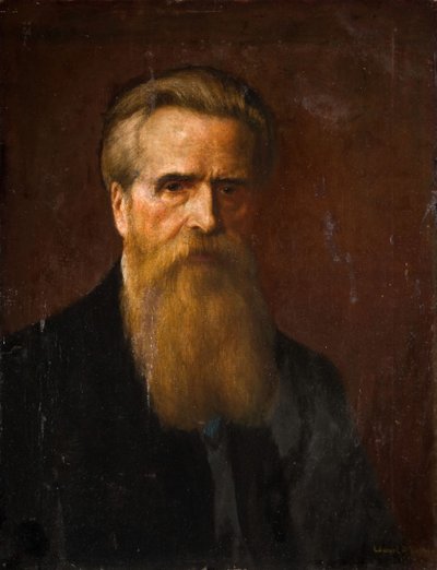 Porträt des Künstlers Selbstporträt, 1906 von Edward R Taylor