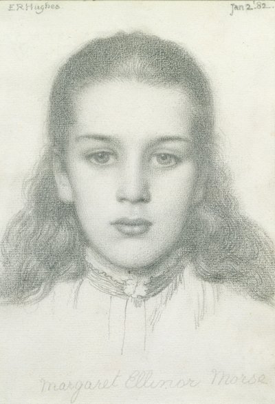 Margaret Ellinor Morse, 2. Januar 1882 von Edward Robert Hughes